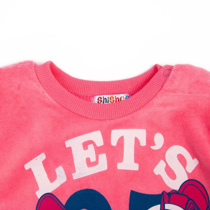 Джемпер велюровый для девочки, рост 92 см, цвет розовый к0011_М