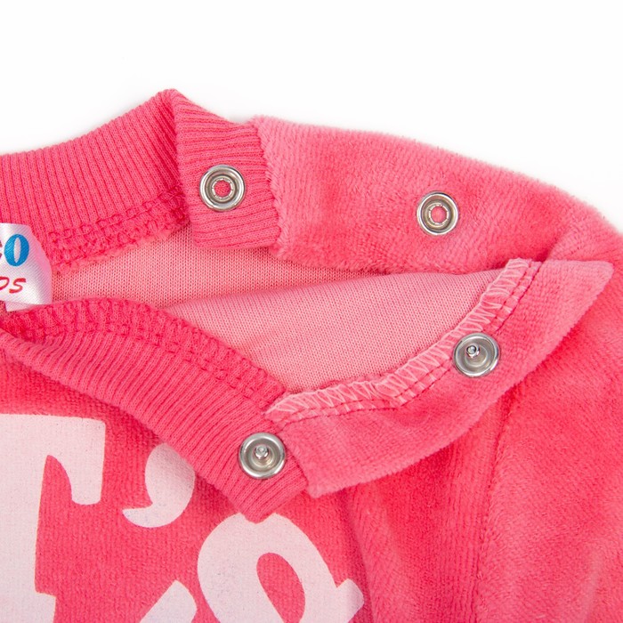 Джемпер велюровый для девочки, рост 92 см, цвет розовый к0011_М