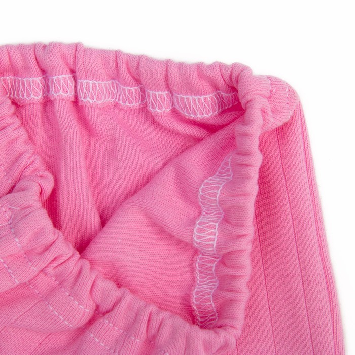 Ползунки детские, рост 62-68 см, цвет розовый ш0002_М