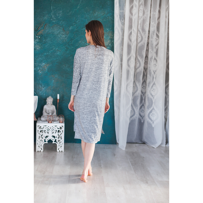 Платье женское ОХО-0167 цвет светло-серый, размер 48-50(L)