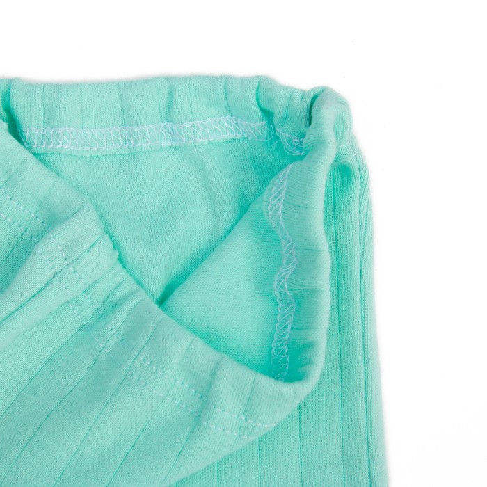 Ползунки детские, рост 68-74 см, цвет бирюзовый ш0002_М