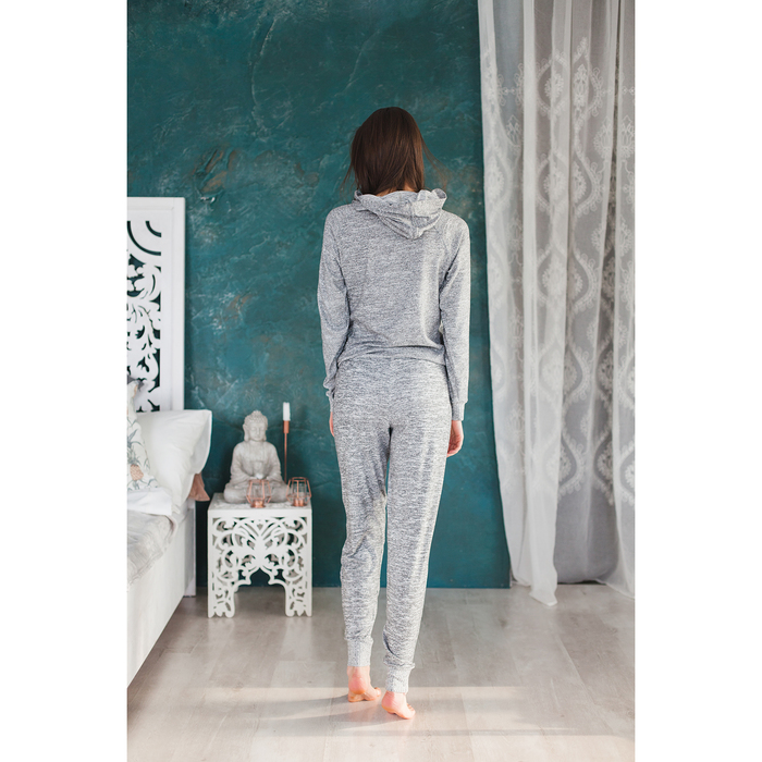 Комплект женский (джемпер, брюки) ОХО-0172 цвет светло-серый, размер 44-46(S)