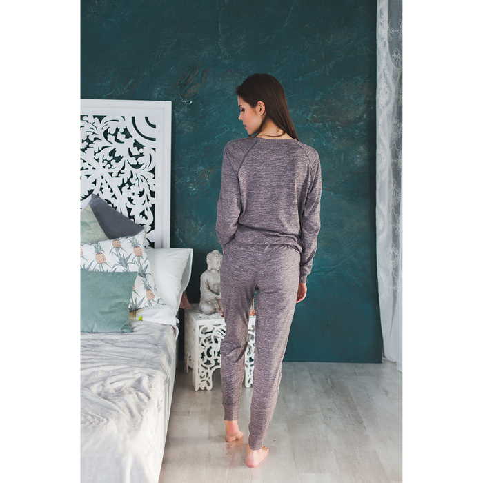 Комплект женский (джемпер, брюки) ОХО-0174 цвет лиловый, размер 50-52(XL)