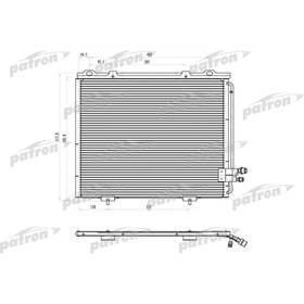 

Радиатор кондиционера Patron PRS1058