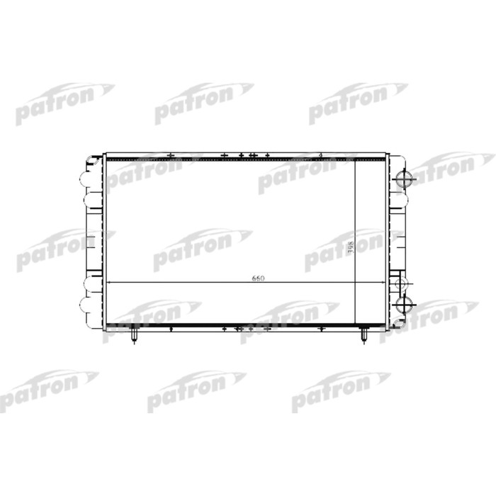 Радиатор охлаждения двигателя Patron PRS3200