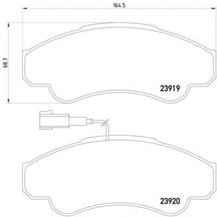 Колодки тормозные дисковые TEXTAR 2391901