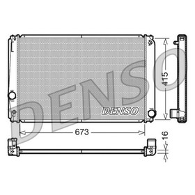 

Радиатор охлаждения двигателя Denso DRM50051