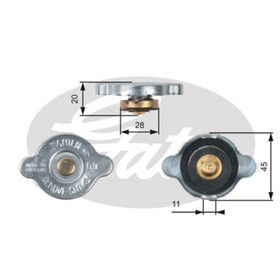 

Крышка радиатора Gates RC124