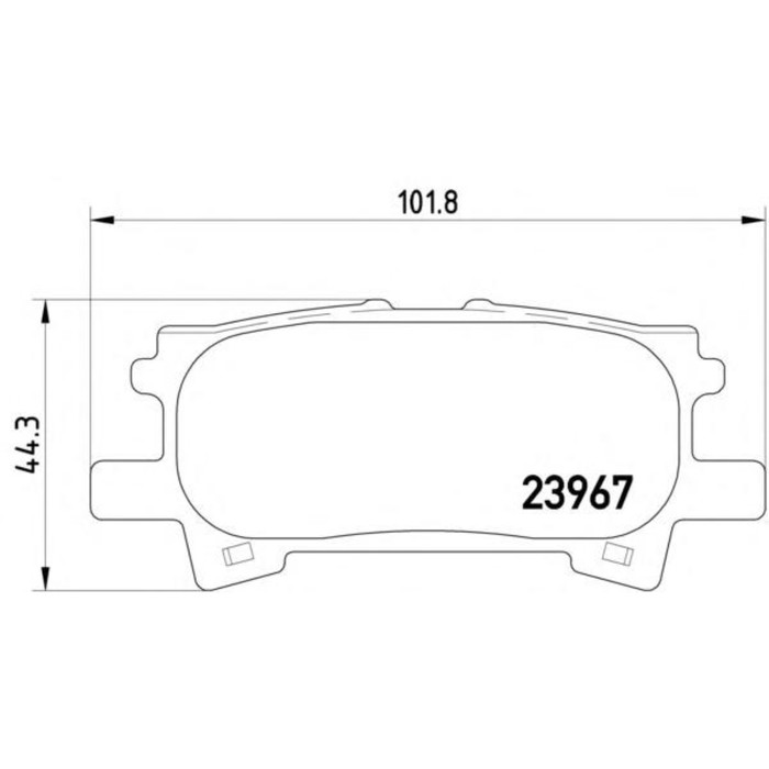 Колодки тормозные дисковые TEXTAR 2396701