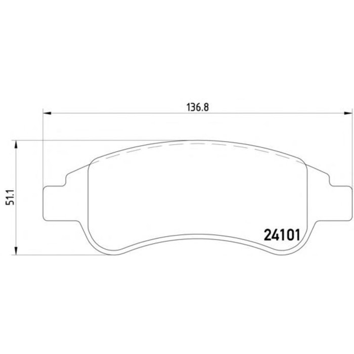 Колодки тормозные дисковые TEXTAR 2410101