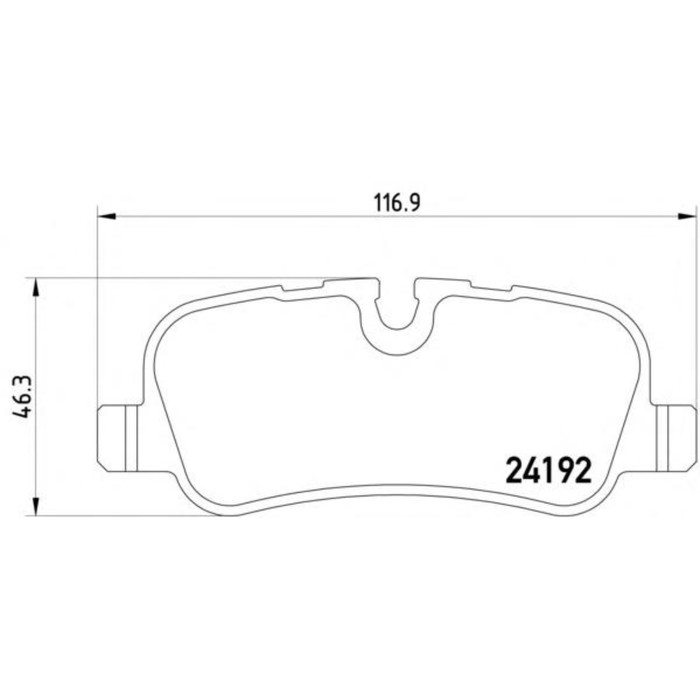 Колодки тормозные дисковые TEXTAR 2419201