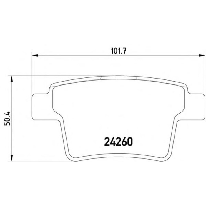 Колодки тормозные дисковые TEXTAR 2426001