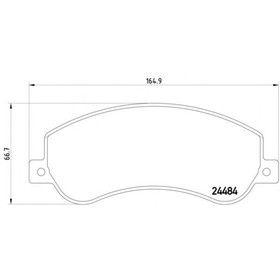 

Колодки тормозные дисковые TEXTAR 2448404