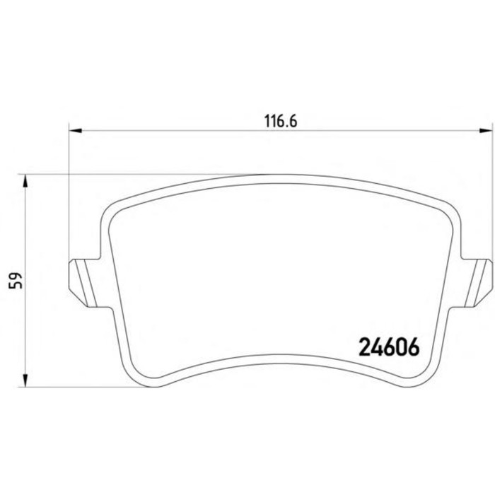 Колодки тормозные дисковые TEXTAR 2460602