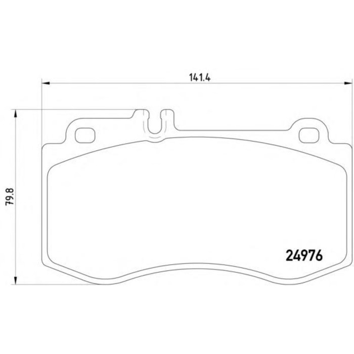 Колодки тормозные дисковые TEXTAR 2497601