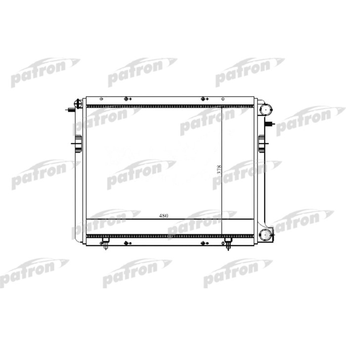 Радиатор охлаждения двигателя Patron PRS3199