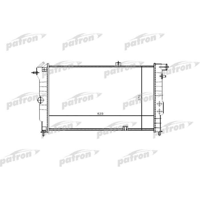 Радиатор охлаждения двигателя Patron PRS3330