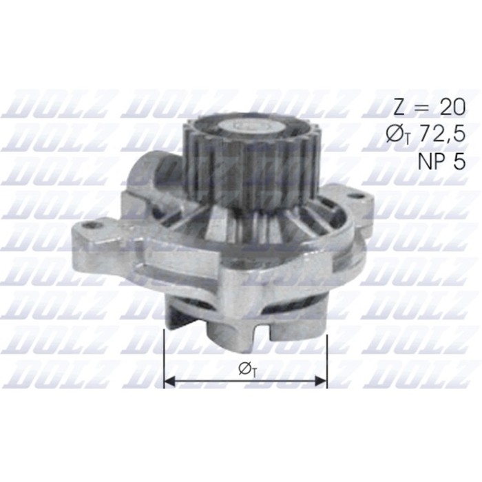 Насос водяной DOLZ A180