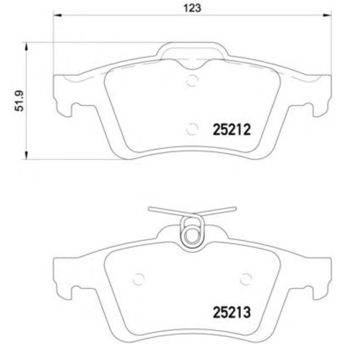 Колодки тормозные дисковые TEXTAR 2521201