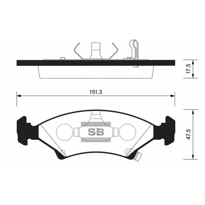 Колодки тормозные дисковые HI-Q SP1063