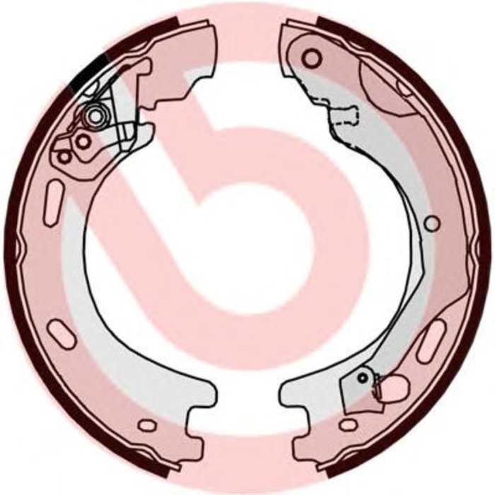 Колодки барабанные BREMBO S44509