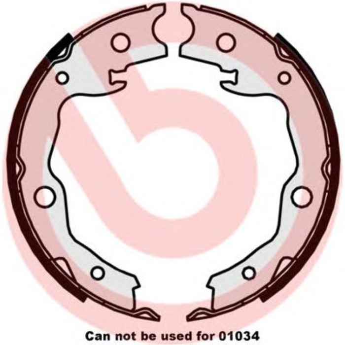 Колодки барабанные BREMBO S56545