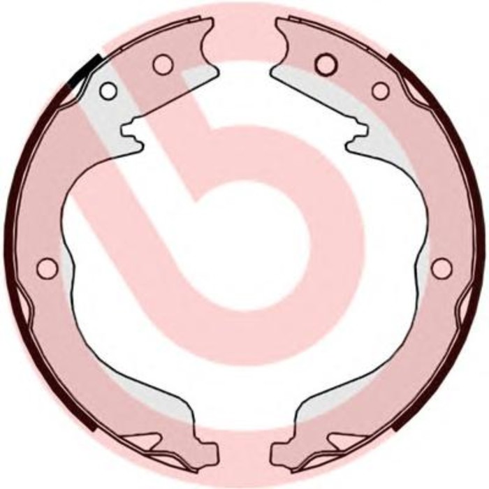 Колодки барабанные BREMBO S61542
