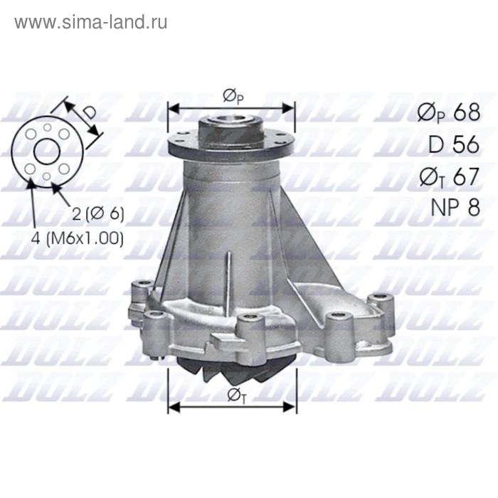 фото Насос водяной dolz m176