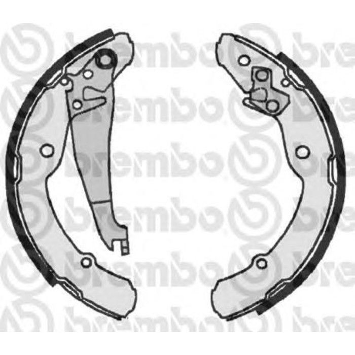 Колодки барабанные BREMBO S85516