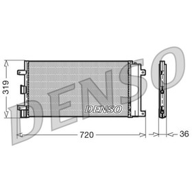 

Радиатор кондиционера Denso DCN09042