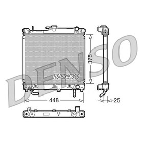 

Радиатор охлаждения двигателя Denso DRM47003