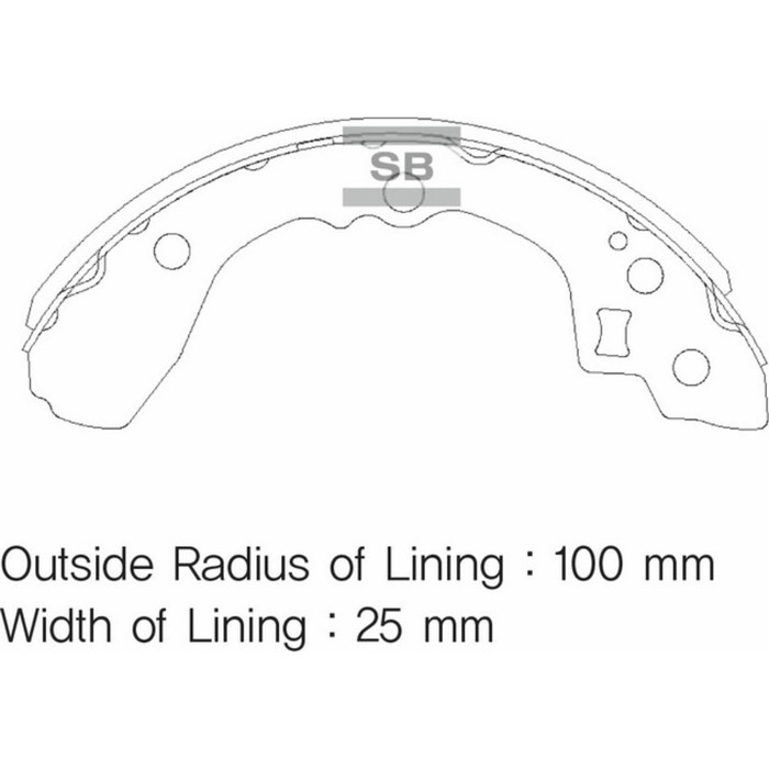 Колодки барабанные HI-Q SA137