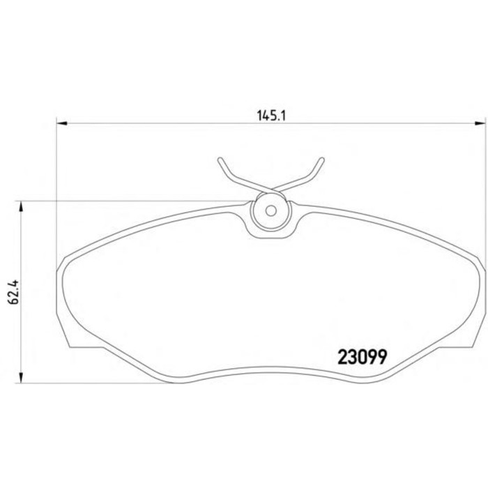 Колодки тормозные дисковые TEXTAR 2309902