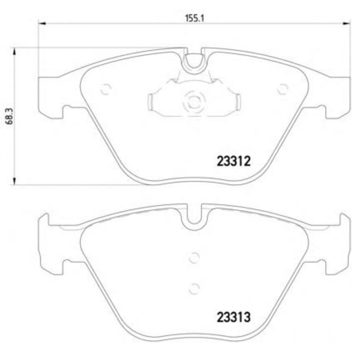 Колодки тормозные дисковые TEXTAR 2331211