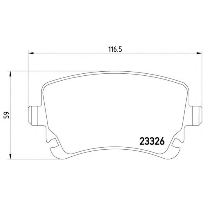 Колодки тормозные дисковые TEXTAR 2332601