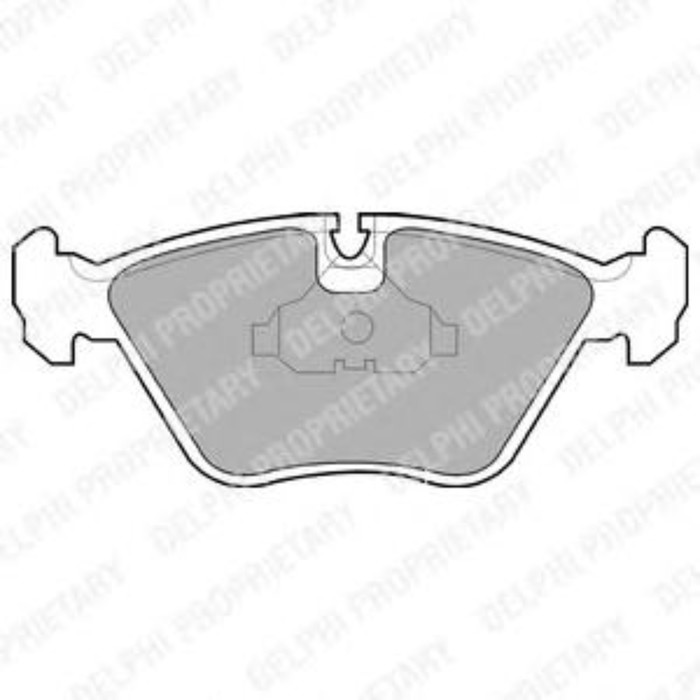Колодки тормозные DELPHI LP602