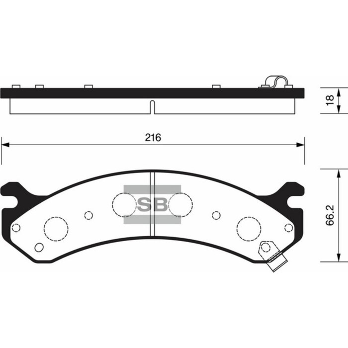 Колодки тормозные дисковые HI-Q SP1309