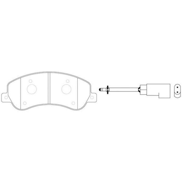 Колодки тормозные FIT FP1383E