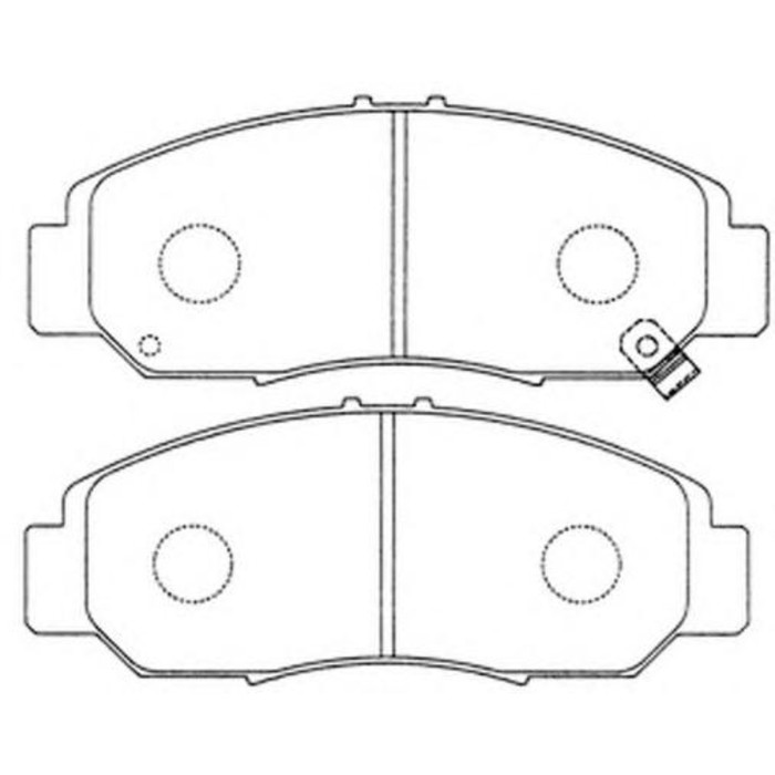 Колодки тормозные FIT FP0787