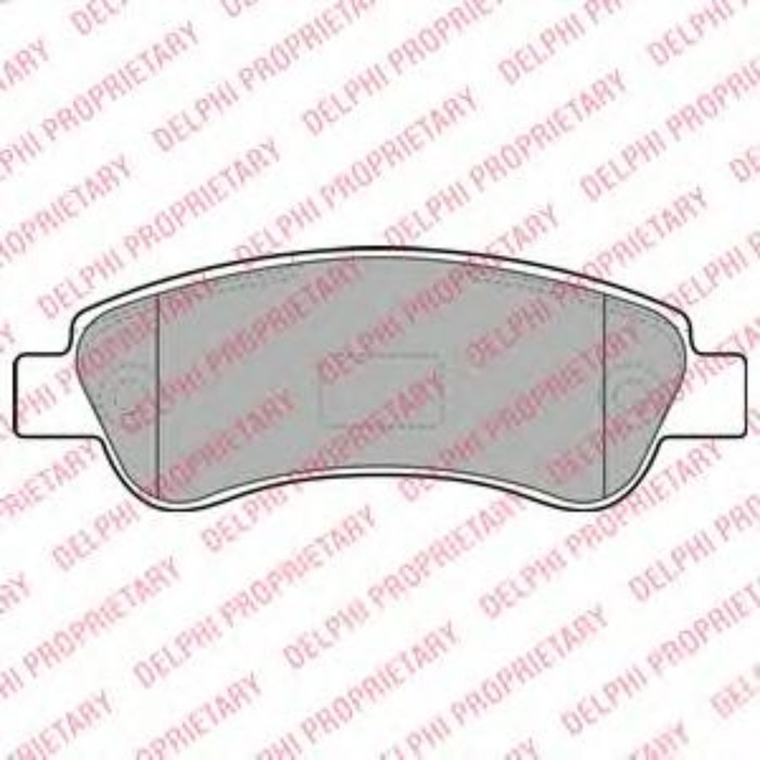 Колодки тормозные DELPHI LP1994