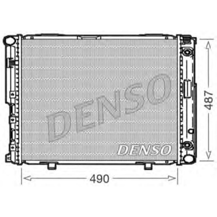 Радиатор охлаждения двигателя Denso DRM17004