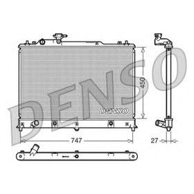 

Радиатор охлаждения двигателя Denso DRM44025