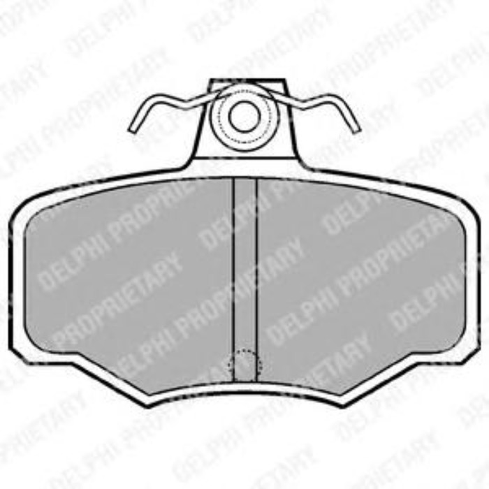 Колодки тормозные DELPHI LP617