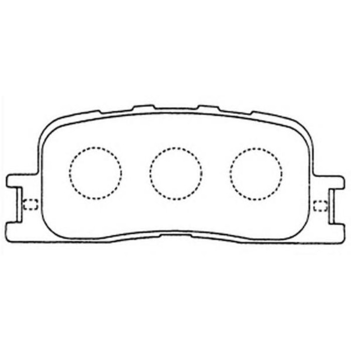 Колодки тормозные FIT FP0885
