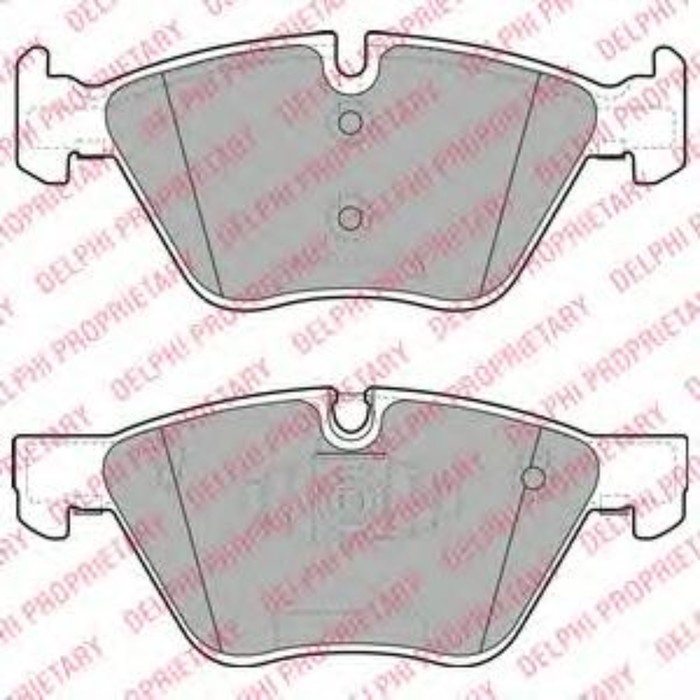 Колодки тормозные DELPHI LP1960