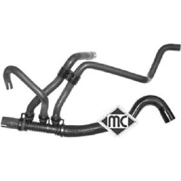 Патрубок радиатора METALCAUCHO 08920