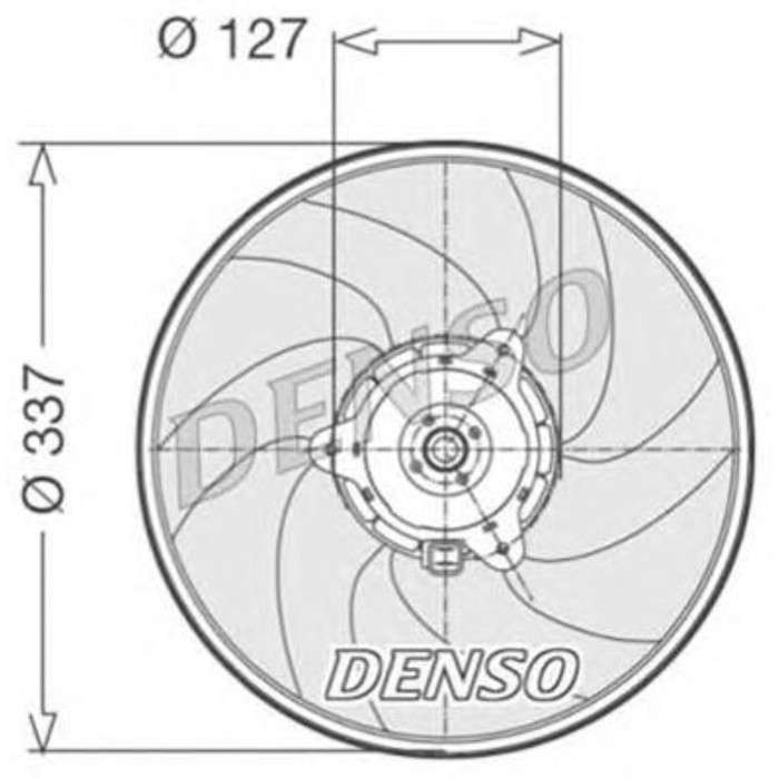 Вентилятор радиатора Denso DER21003