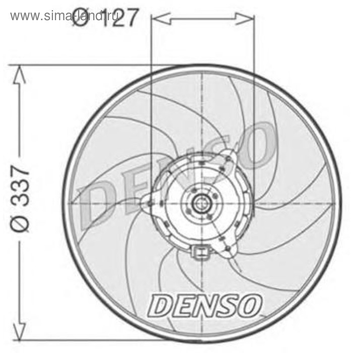 

Вентилятор радиатора Denso DER21003