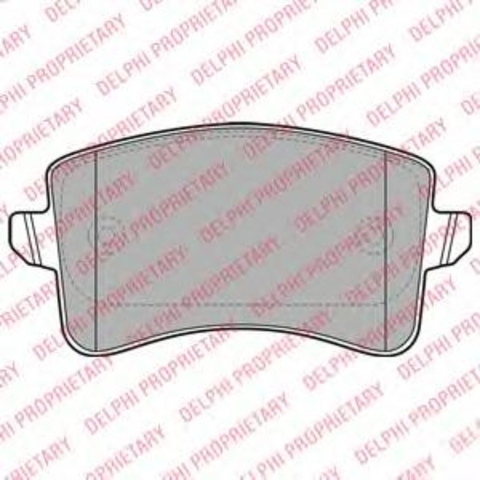 Колодки тормозные DELPHI LP2106