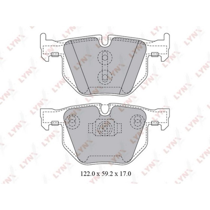 Колодки тормозные LYNX BD-1428